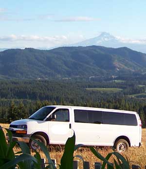 passenger  van rental columbia gorge